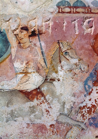 The Sarcophagus of the Amazons, (detail) by Greek